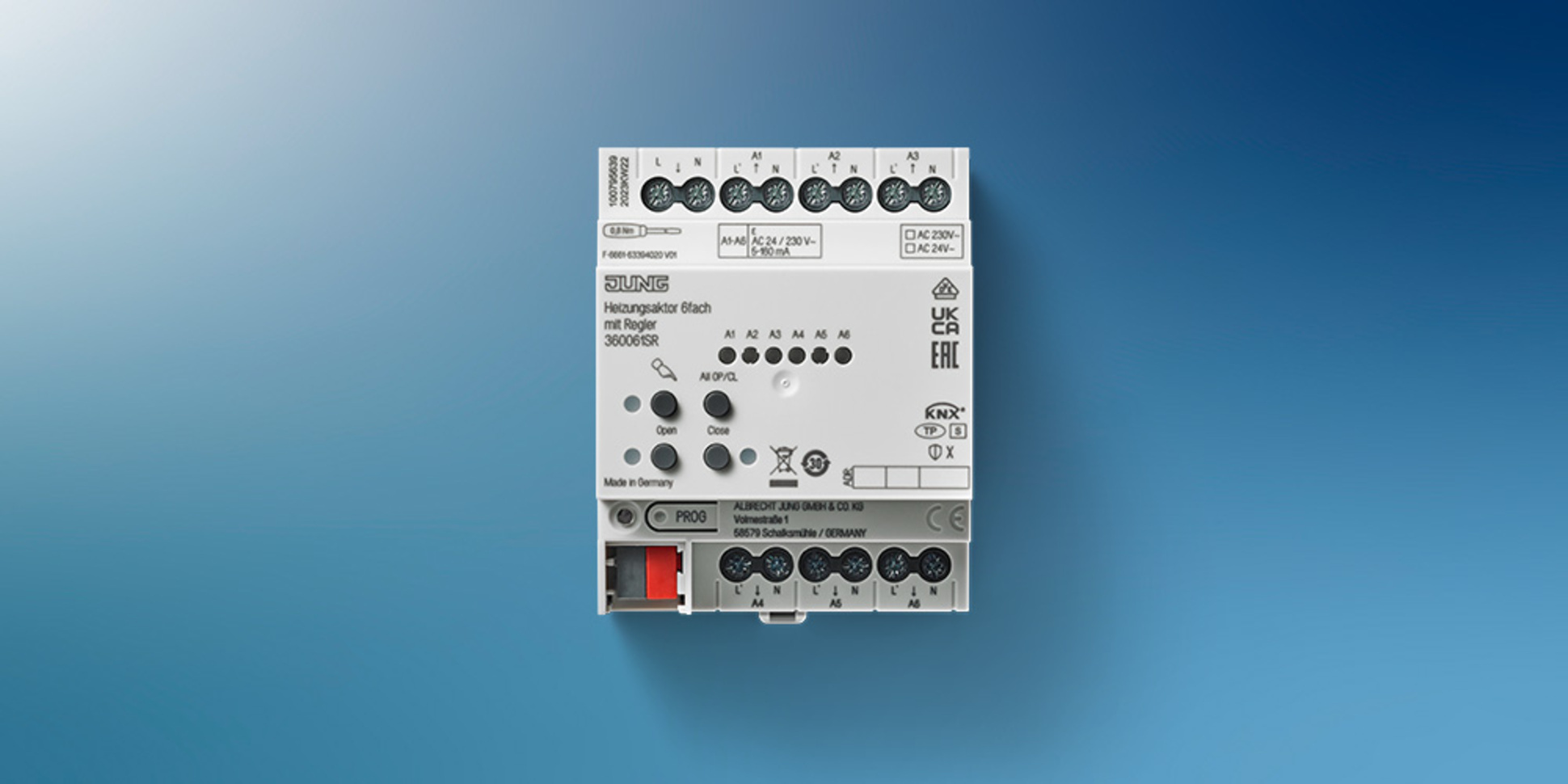 KNX Heizungsaktor 6-fach bei Thrainer & Waldschütz GmbH in Irschenberg